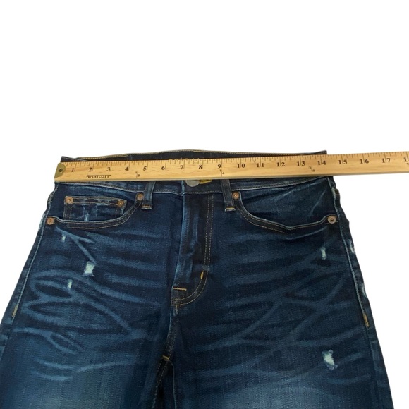 American Eagle 28x27 Flex Slim Dark Blue Wash Denim Blue Jeans 28x28 Men’s - Picture 2 of 10